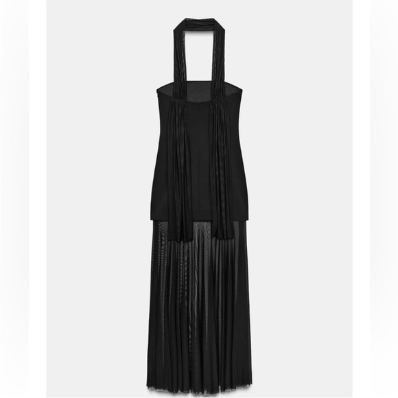 ZARA COMBINED DRESS WITH TRANSPARENCIES - Picture 16 of 16